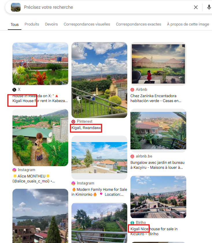 Vue Google Maps — Kigali